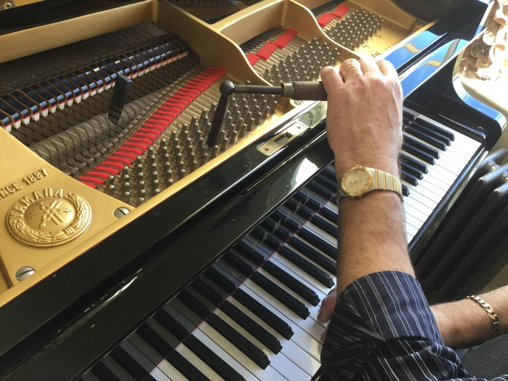 A Piano being tuned Harpsichord Piano Tuning Hampshire